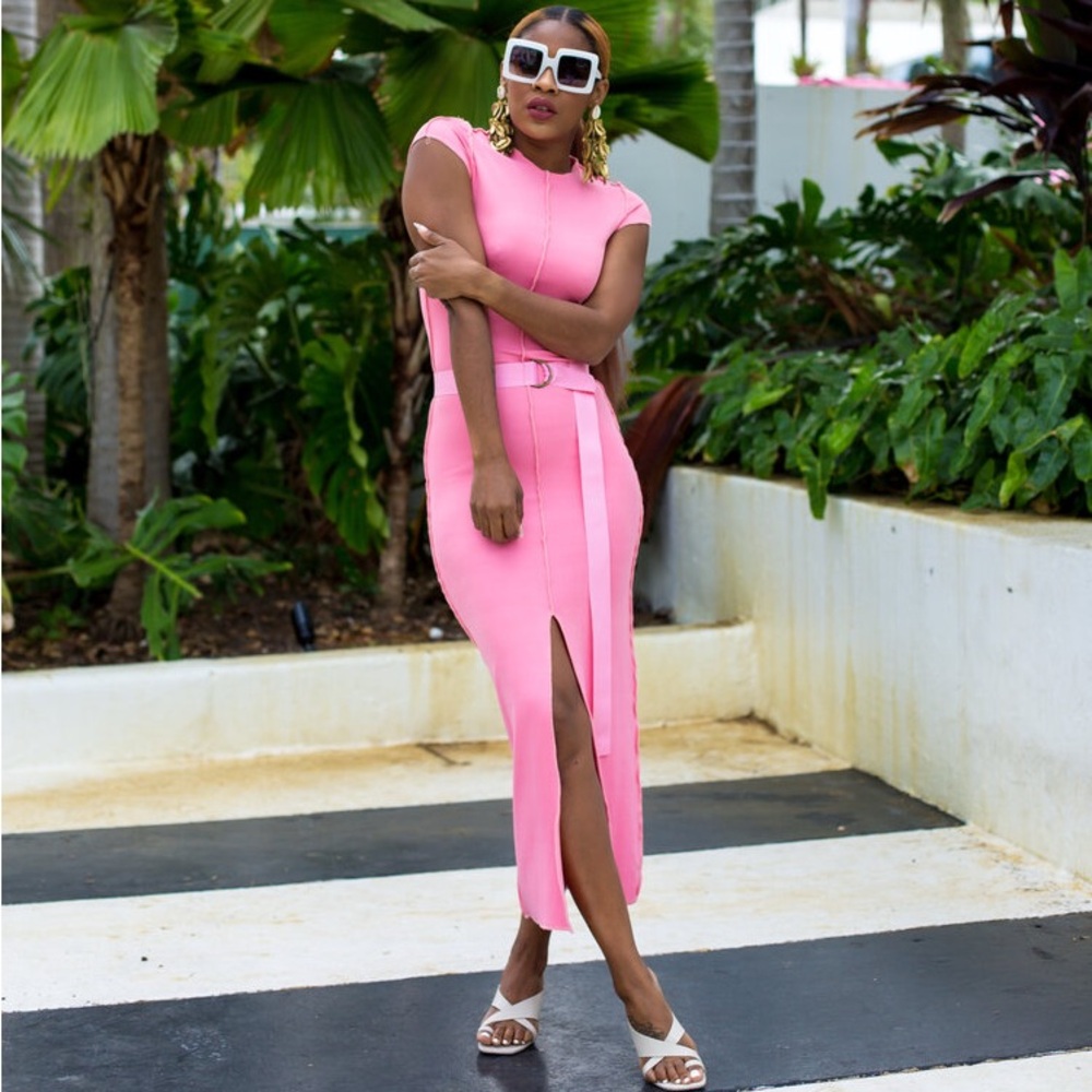 Something by Sonjia x Monroe Steele Malibu Midi Dress